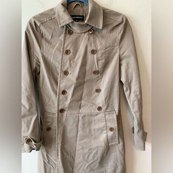 Club Monaco Khaki Trench Size XS - Picture 5 of 9